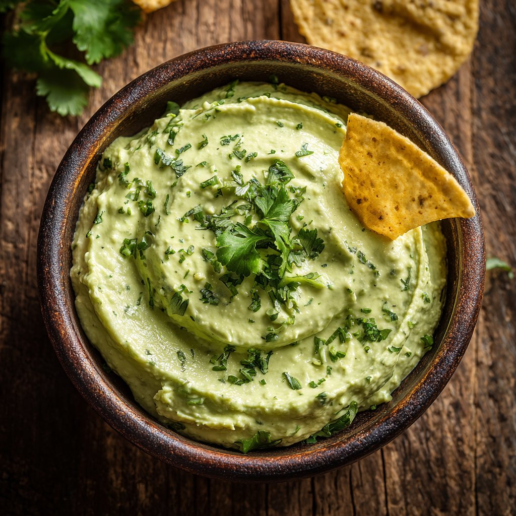 Creamy Avocado and Cilantro Dip