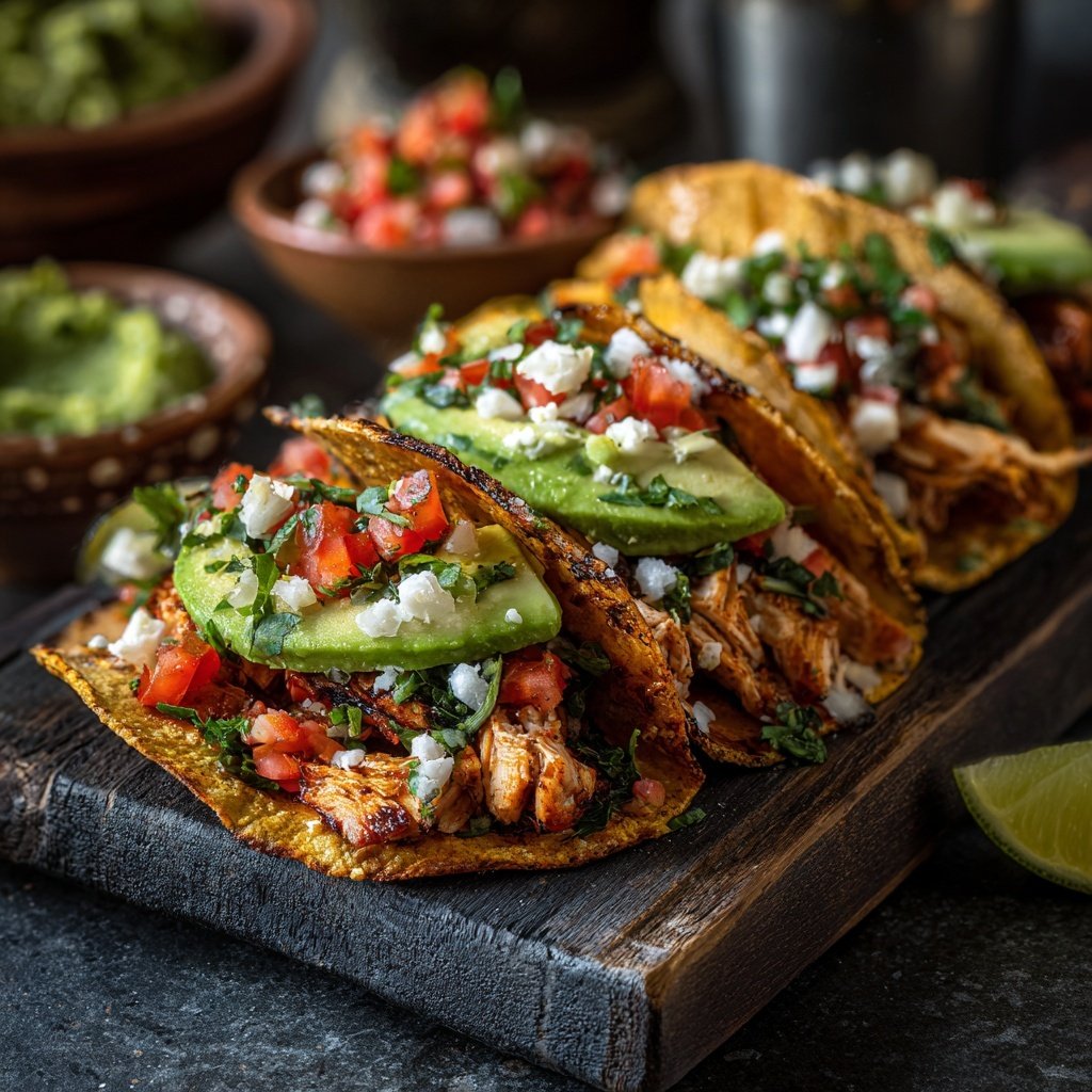 Global Mexican Chicken Tacos