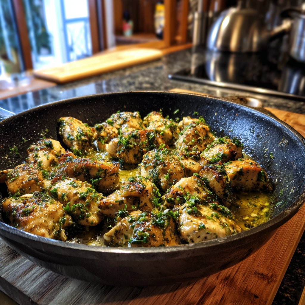 Garlic Herb Chicken Skillet