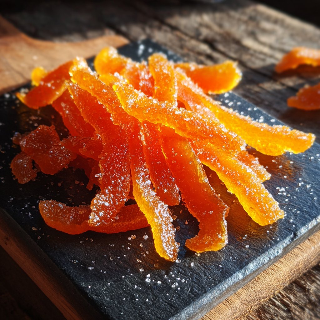 Candied Orange Peel Sweet Citrus Candy