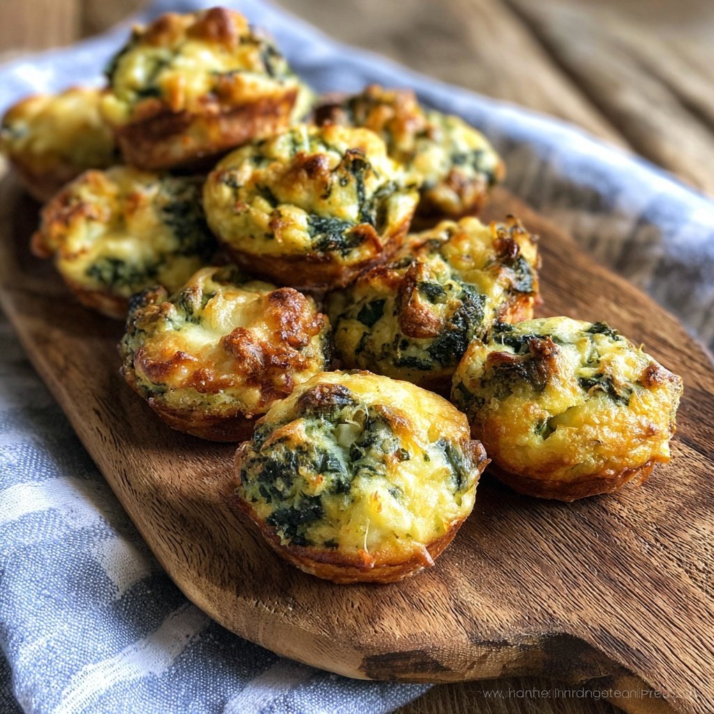 Savory Spinach and Cheese Bites
