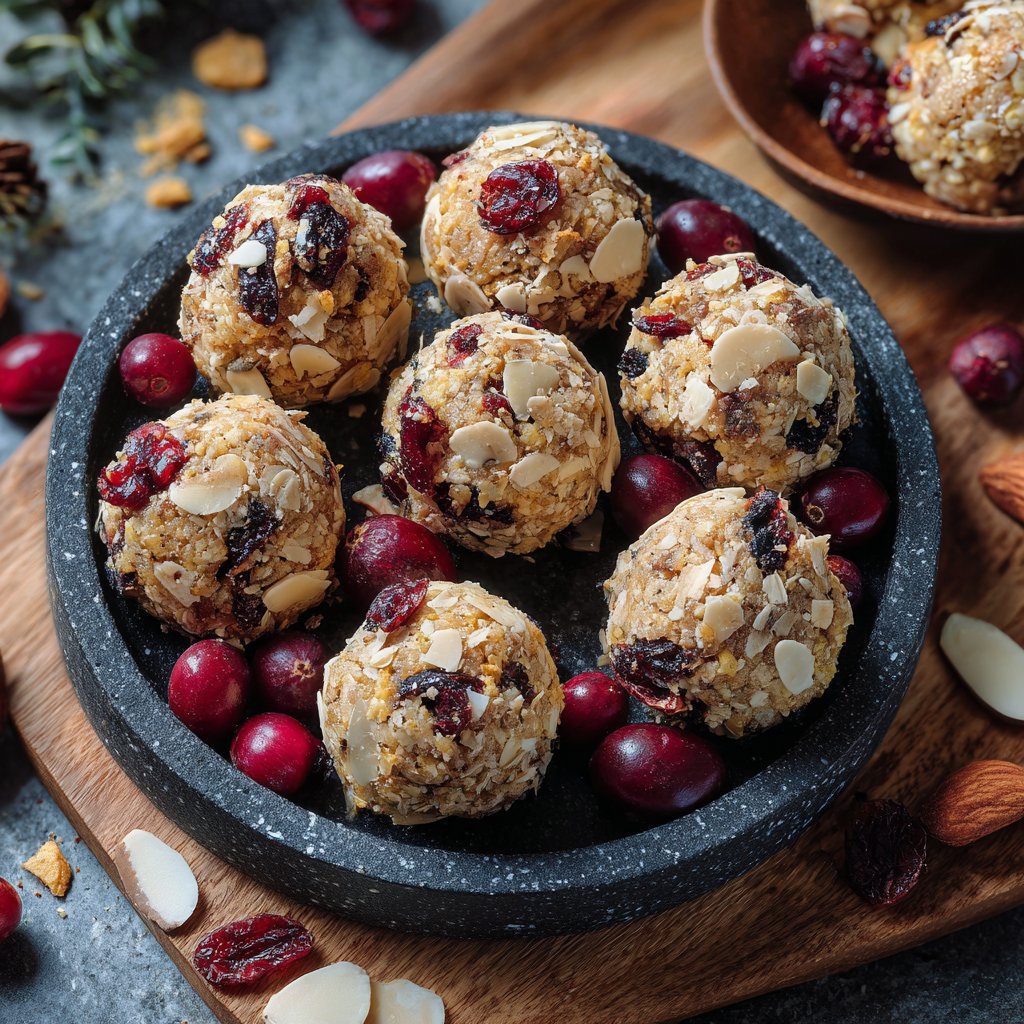 Cranberry Almond Bliss Balls