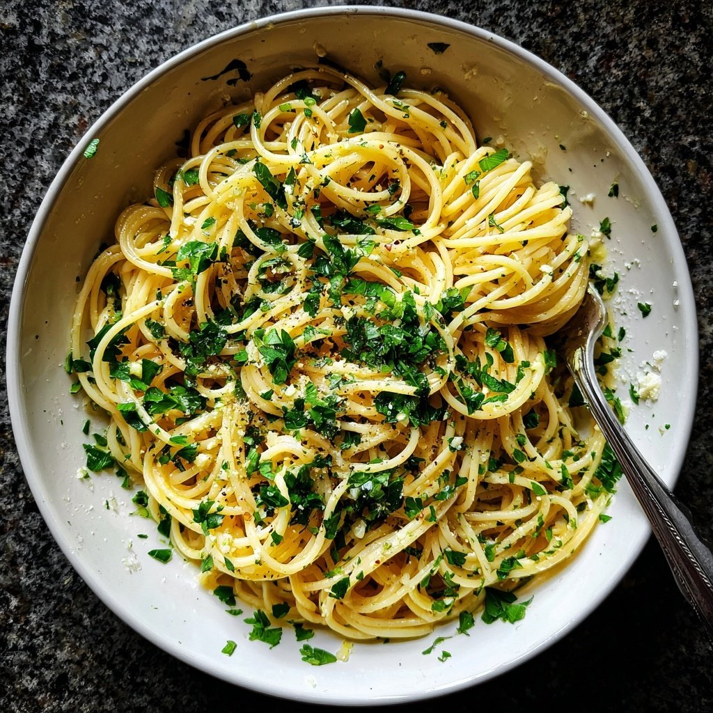 Quick Garlic Butter Pasta