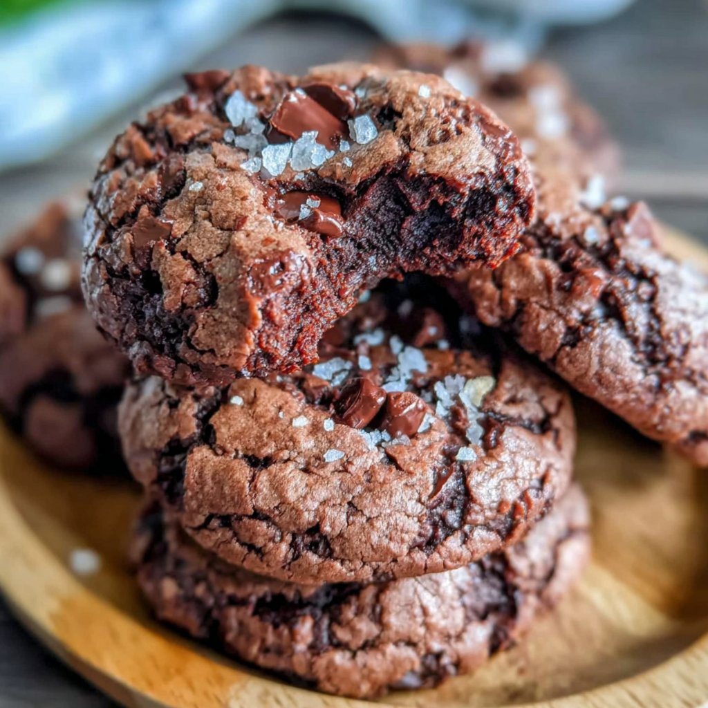 Eggless Chocolate Brownie Cookies