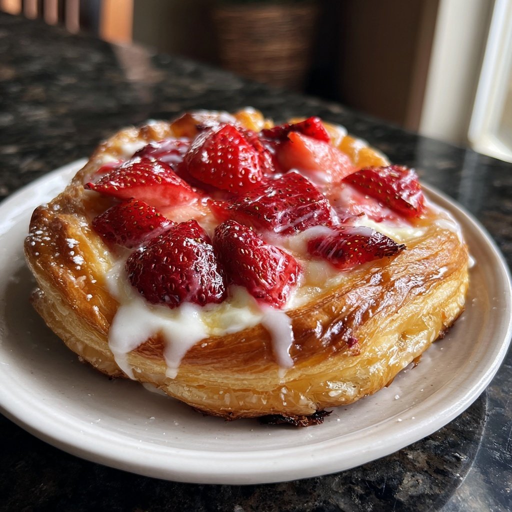Strawberry Cream Cheese Danish